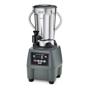 CB15 128 oz. 3-Speed Stainless Steel Blender Silver with 3.75 HP, Elect. TP Controls, CD Timer and Spigot