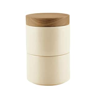 Ceramic 2-Piece Stacking Spice Box Set with Lid