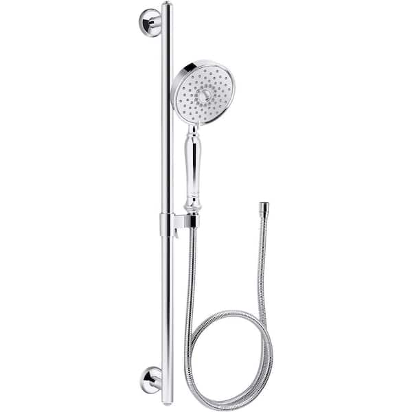 KOHLER Bancroft 3-Spray Multifunction Handshower Kit with Katalyst Air-Induction Technology in Polished Chrome