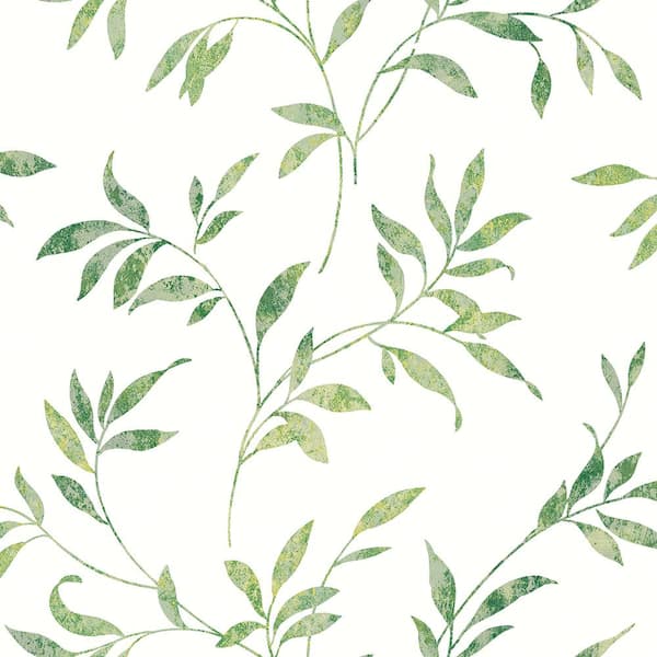 Chesapeake Sanibel Green Trail Paper Strippable Roll (Covers 56.4 sq. ft.)