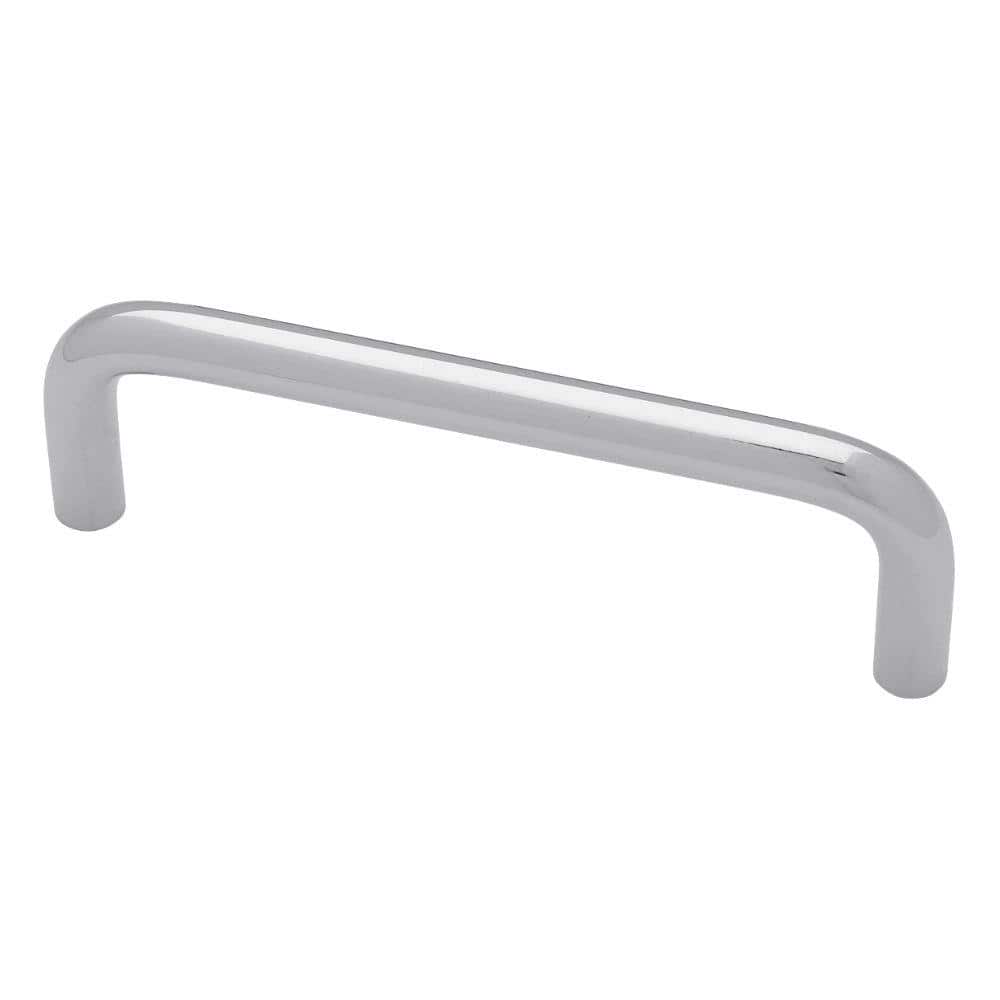 3-1/2 in. (89mm) Polished Chrome Wire Cabinet Drawer Pull