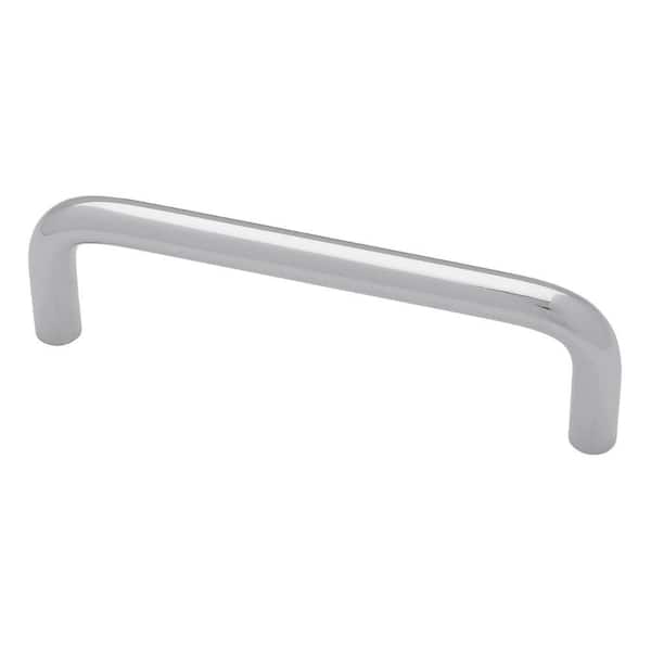 Liberty 3-1/2 in. (89mm) Polished Chrome Wire Cabinet Drawer Pull