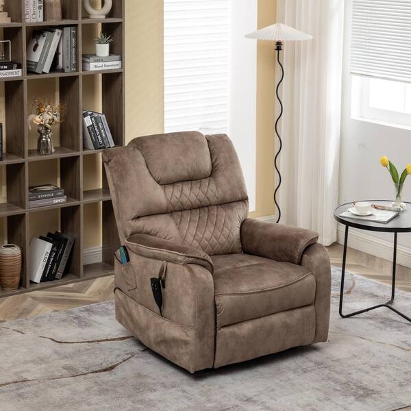 aisword Exclusive Big and Tall Velvet Power Lift Recliner Chair