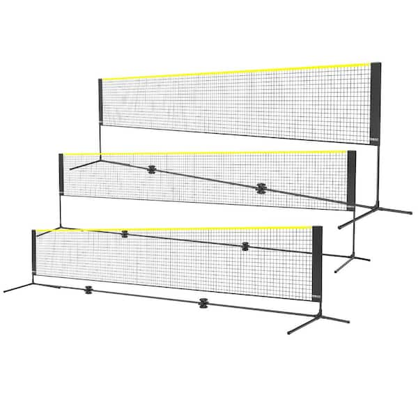 Sport Net 17ft for Badminton Pickleball orders Volleyball with Poles Tennis Portable