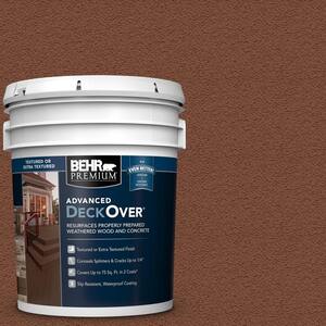 5 gal. #SC-142 Cappuccino Textured Solid Color Exterior Wood and Concrete Coating