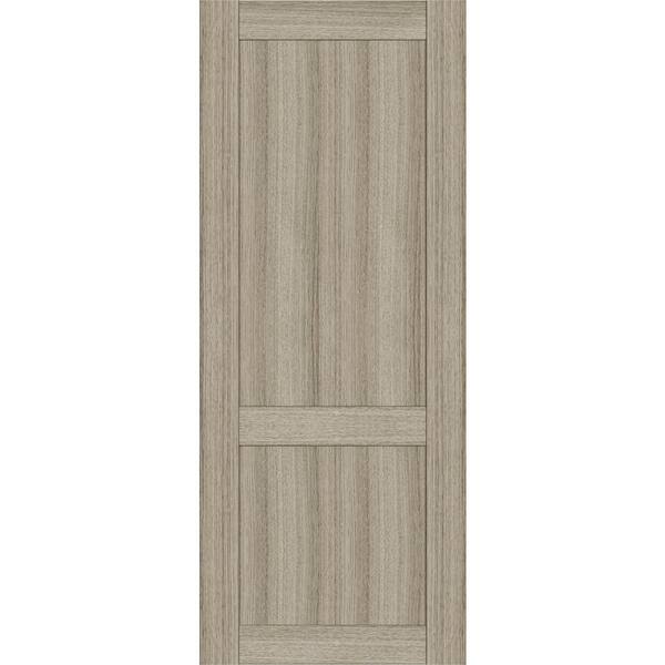 Belldinni 2 Panel Shaker 32 in. x 80 in. No Bore Shambor Solid Composite Core Wood Interior Door Slab