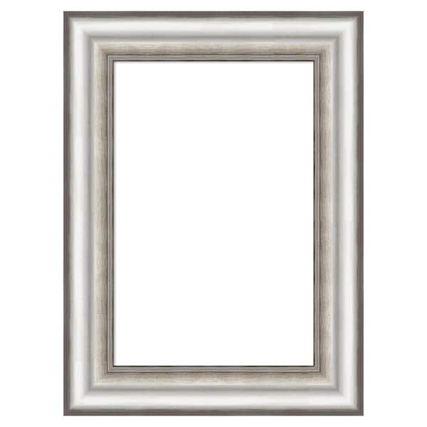 Amanti Art Salon Silver 17 in. x 23 in. Polystyrene Framed Dry Erase Magnetic Memo Board