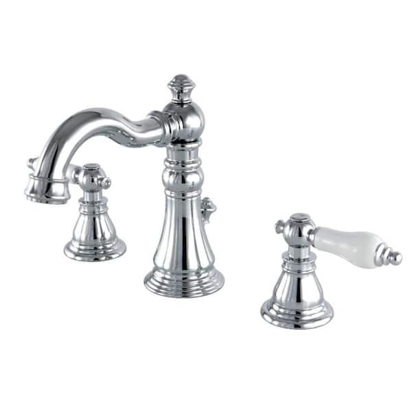 Classic 8 in. Widespread 2-Handle High-Arc Bathroom Faucet in Chrome