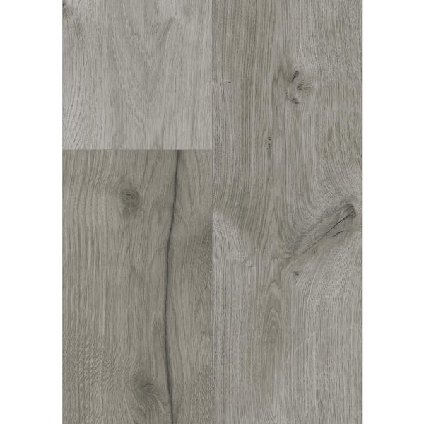 Home Decorators Collection Take Home Sample - Castle Gray Oak Engineered Hardwood  Flooring - 5 in. x 7 in. KL-513817