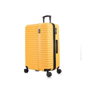 Ally 28 in. Mustard Lightweight Hardside Spinner Suitcase