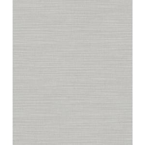 Zora Light Grey Linen Texture Strippable Wallpaper (Covers 57.8 sq. ft.)