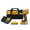 DEWALT 20V Lithium-Ion Cordless Brushless Compact 1/2 in. Hammer Drill Kit with (2) 2.0Ah Batteries and Charger DCD805D2