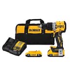 20V Lithium-Ion Cordless Brushless Compact 1/2 in. Hammer Drill Kit with (2) 2.0Ah Batteries and Charger