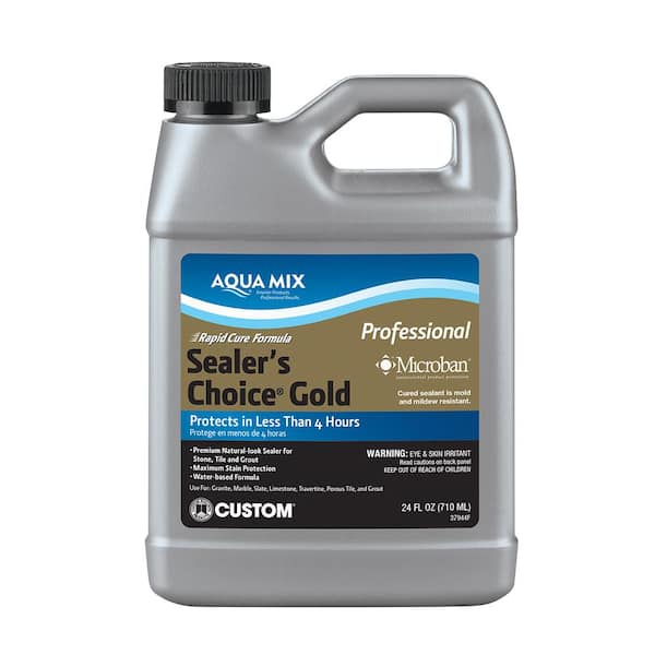 Custom Building Products Aqua Mix Sealer's Choice Gold 0.8 qt. Penetrating Sealer for Tile, Concrete, Porcelain, Stone and Grout