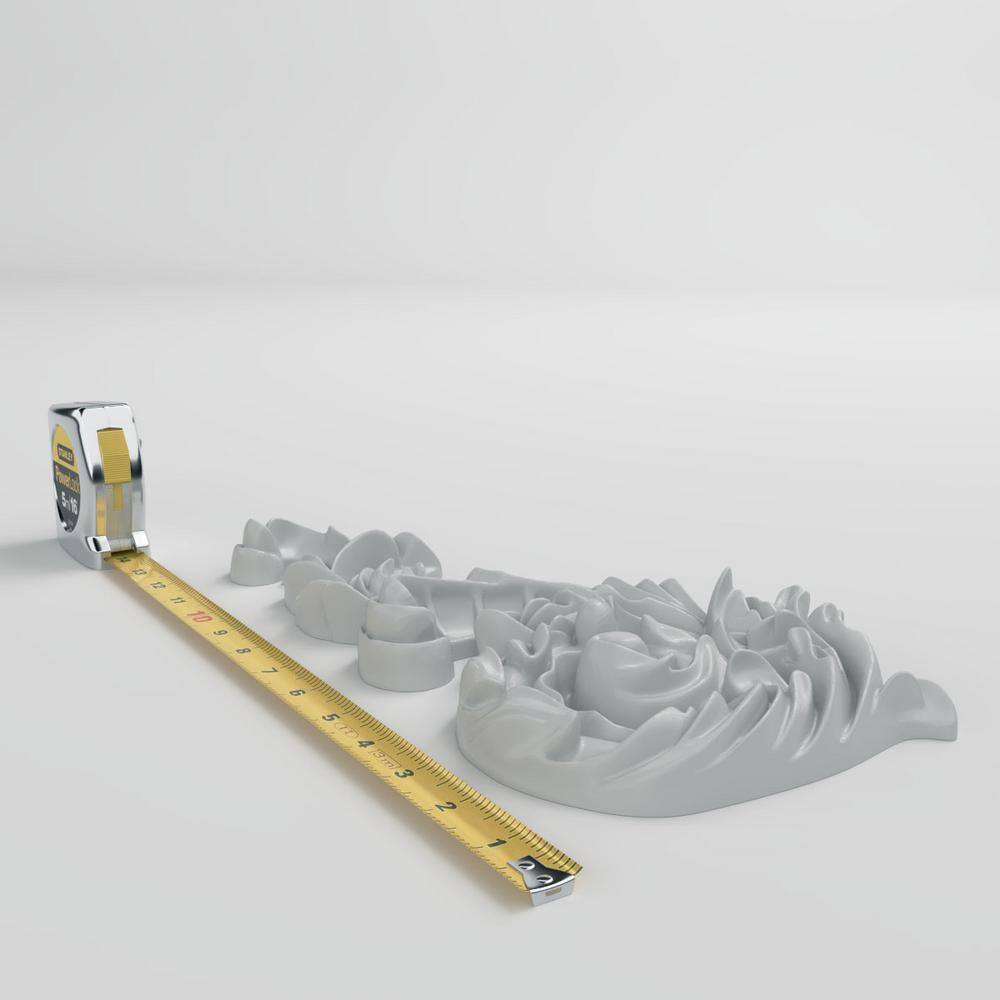 Primed White Polyurethane Right Applique Onlay