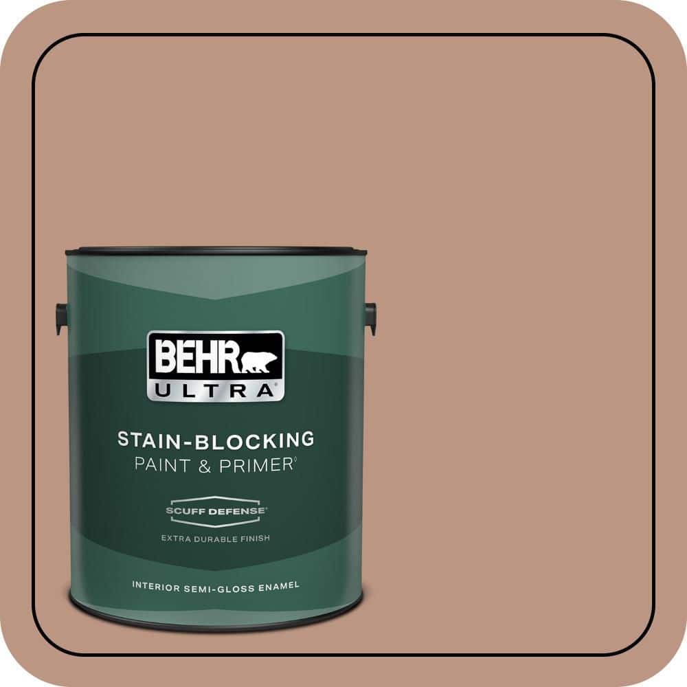 1 gal. #S190-4 Spiced Brandy Extra Durable Semi-Gloss Enamel Interior Paint & Primer price history on PriceWatchPro