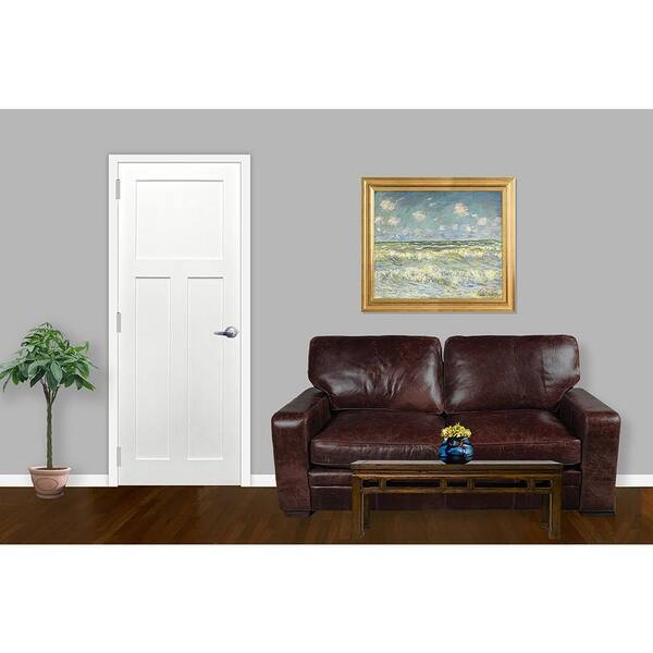 Pacific Entries Shaker 28 in. x 80 in. 3-Panel Wood Craftsman