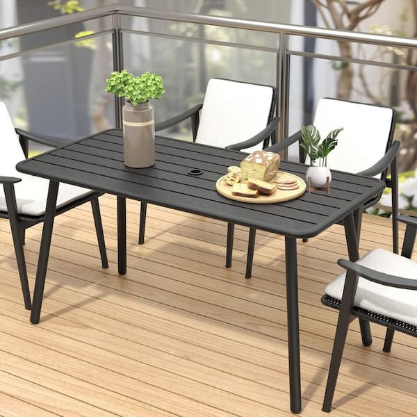Unbranded Rectangle Metal Outdoor Dining Table