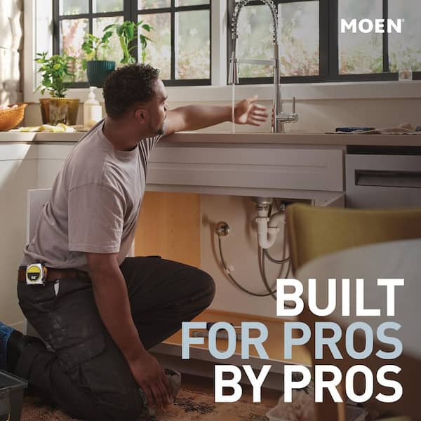 MOEN Adler Single-Handle Pull-Down Sprayer Kitchen Faucet with