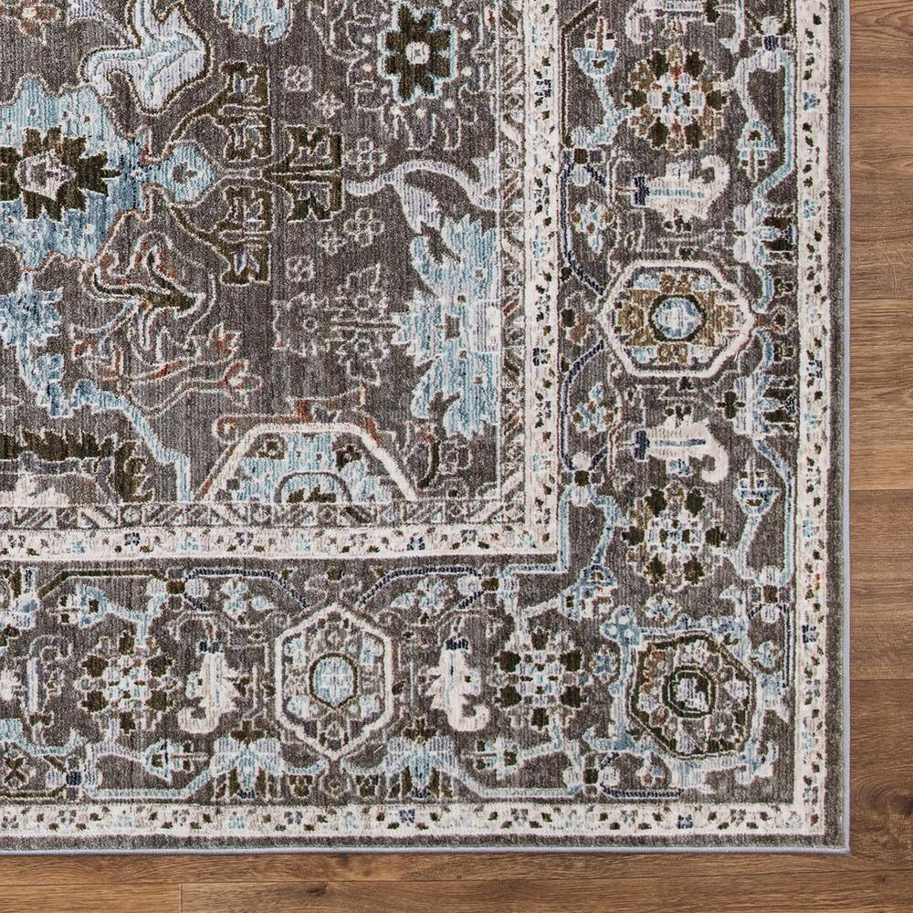 Barcelona Sultan 5' x 7' Brown Cotton Blend Distressed Area Rug