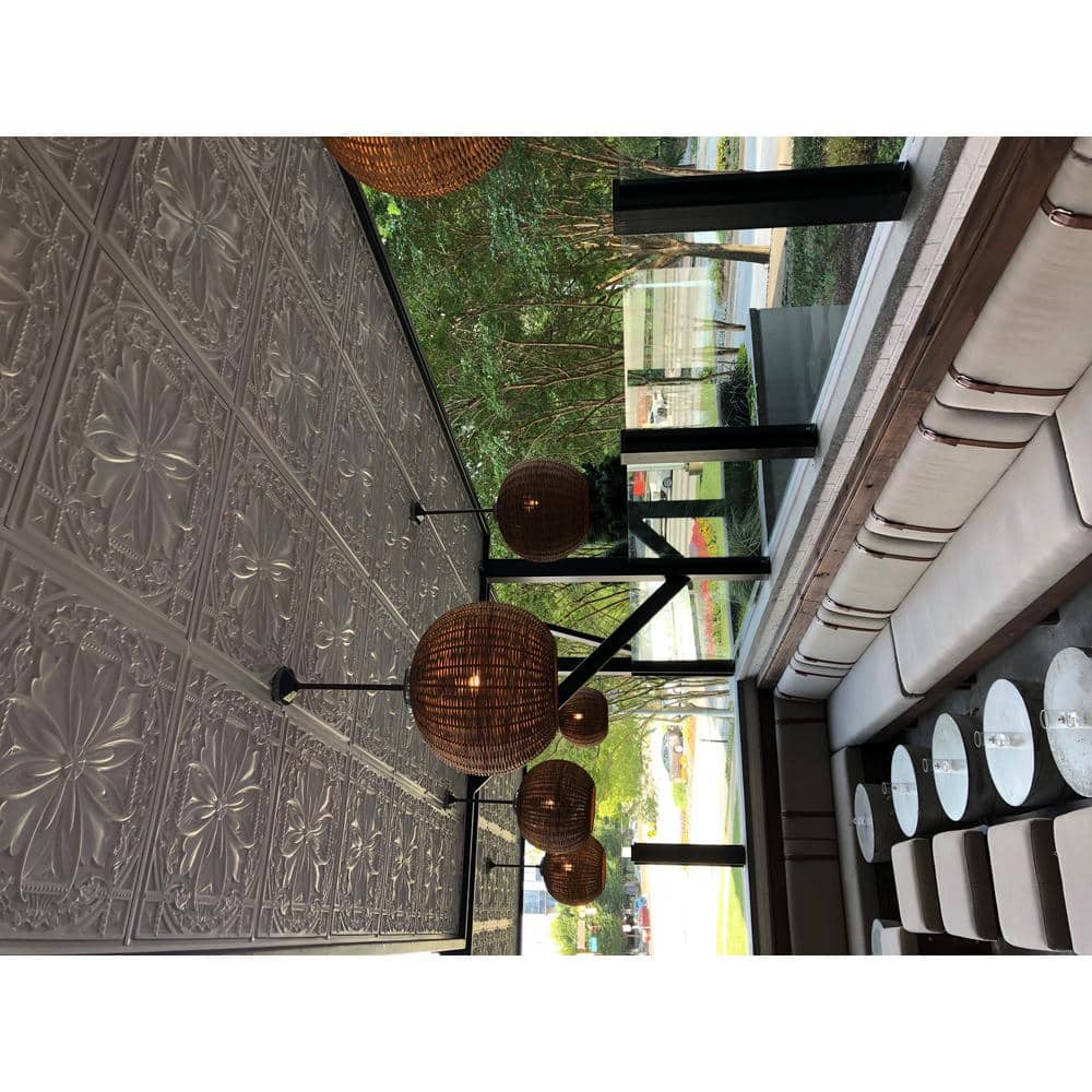 Milan 2' x 2' Antique Taupe PVC Ceiling Tiles