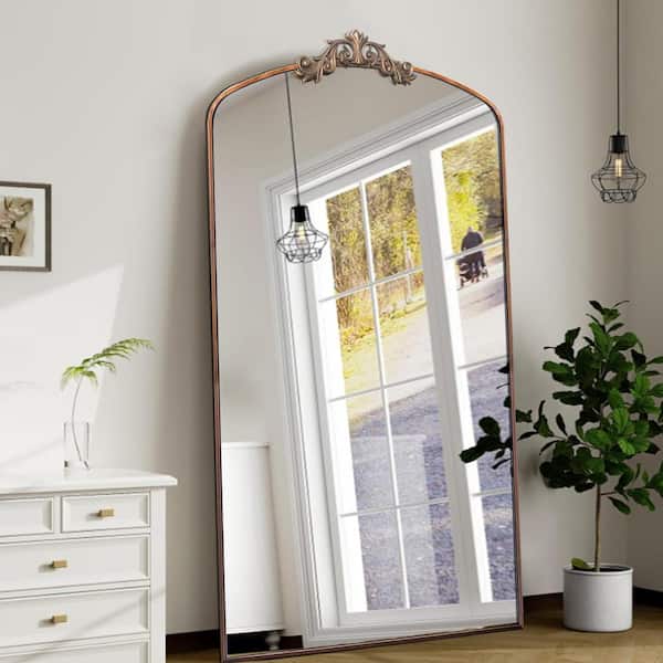 Antique Bronze 36 in. W x 67 in. H Rectangle Metal Full