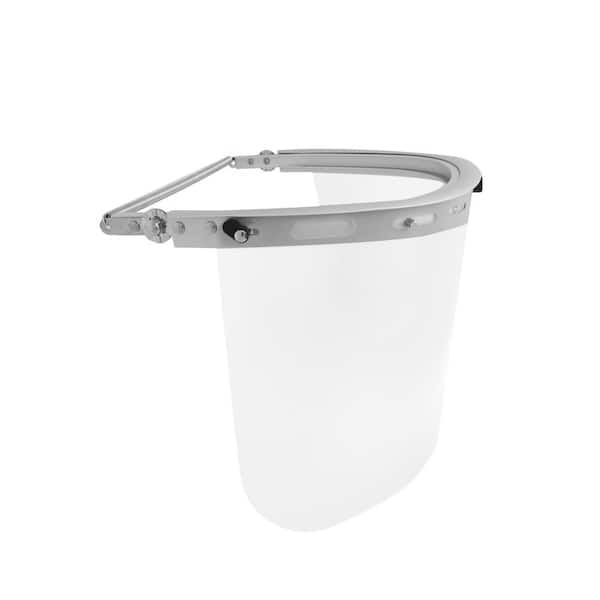 Hard hat adaptor with flat face shield