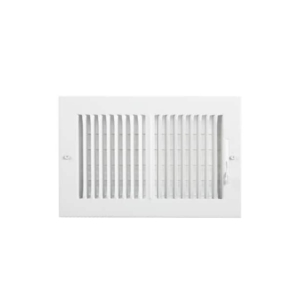 Magnetic Vent Covers (3-pack) - for Registers of Width 7.25 to 8, Length 11.25 to 12 (White)