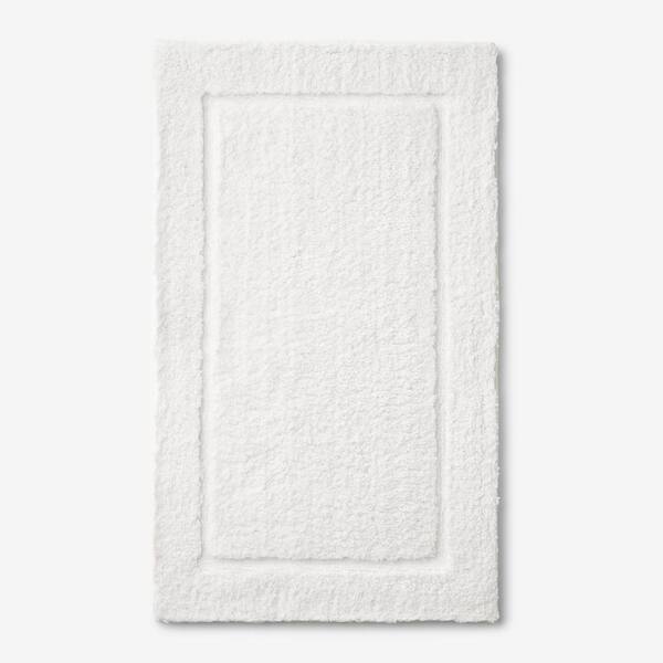 The Company Store Legends Pearl 24 in. x 17 in. Cotton Bath Rug