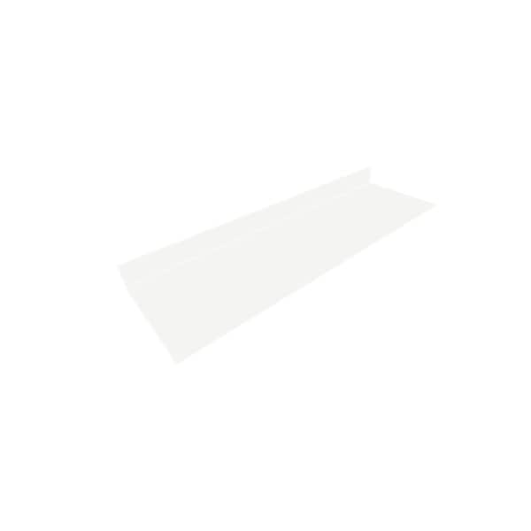8 ft. Solid Surface Countertop in Designer White with Scratch Resistance