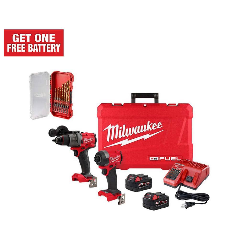 Milwaukee M18 FUEL 18-Volt Brushless Cordless Hammer Drill and