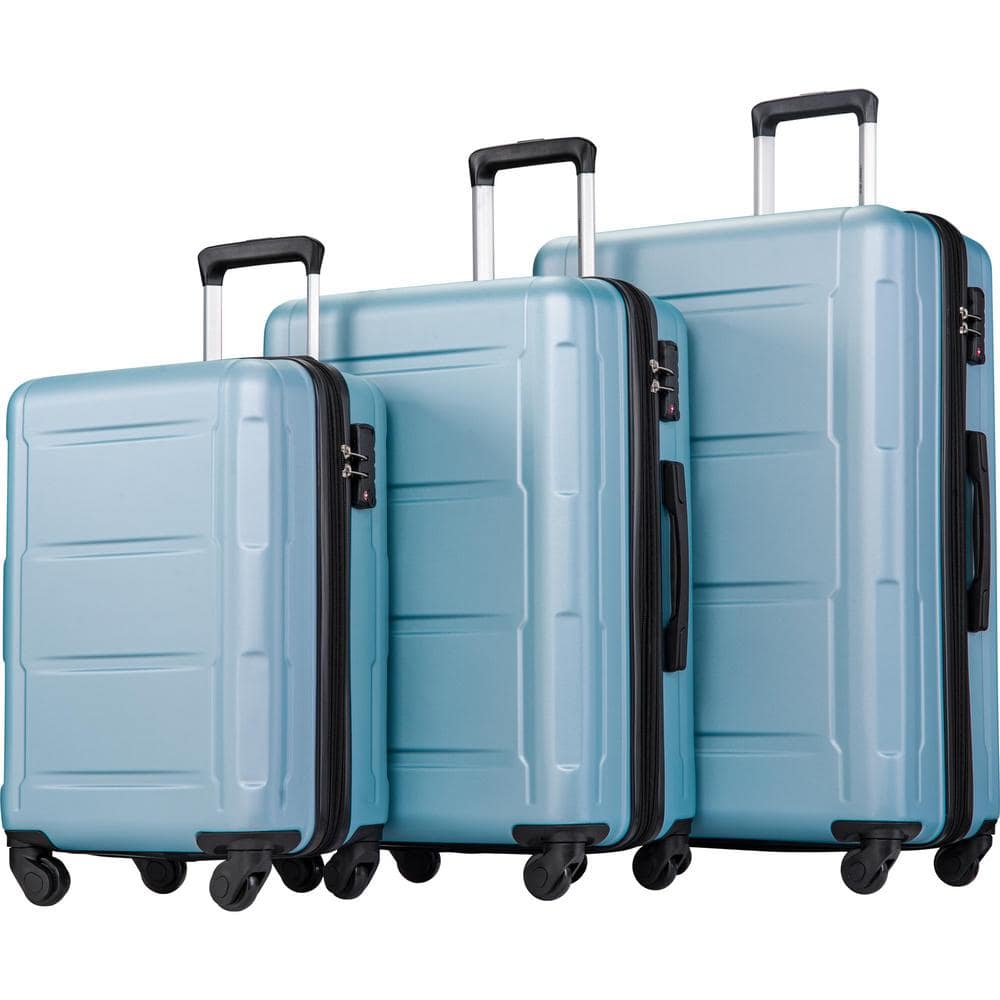 Coolife Suitcase Set 3 Piece Luggage Set Carry On Travel Luggage