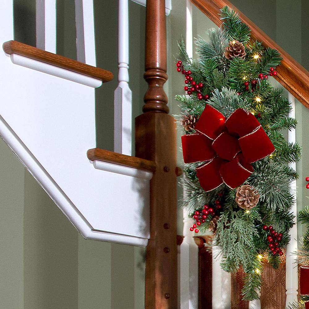 White LED Pre-Lit Christmas Fir Tabletop Centerpiece
