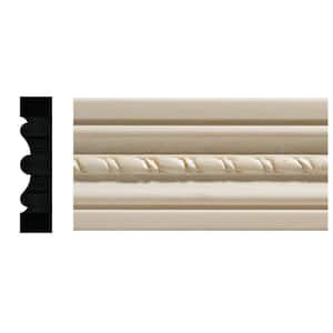 1124-4FTWHW 0.5 in. D x 2.12 in. W x 47.5 in. L Unfinished White Hardwood Casing Moulding