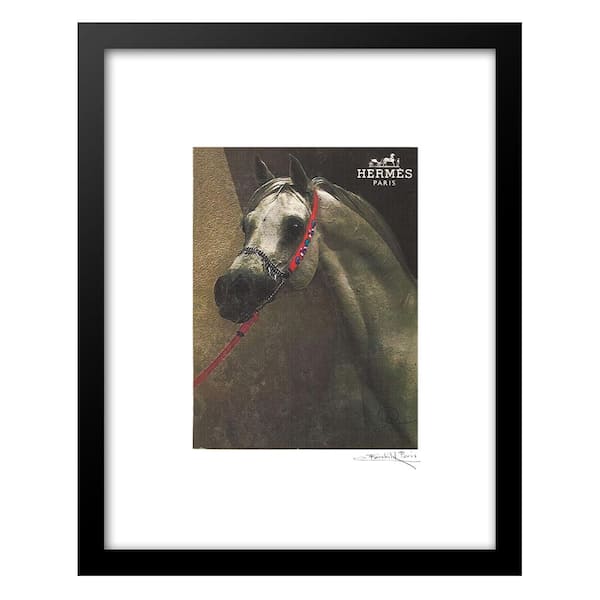 VENICE BEACH Collections Fashion Horse Beauty by Fairchild Paris 1-Piece Framed Graphic Print Abstract Poster Art Print 18 in. x 14 in.