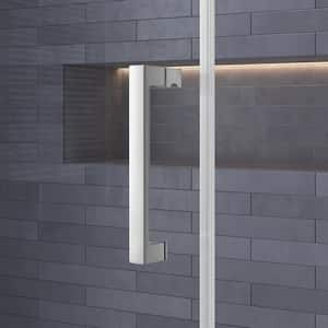 Kincaid 57 1/16 in. - 60 in. W x 72 in. H Sliding Framed Shower Door in Chrome Finish with Clear Glass