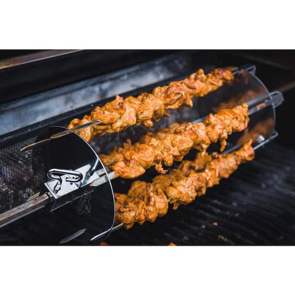 11 Stück Automatic Flipping Rotierender Spieß Kebab Shish Kabob Rotis serie Gril