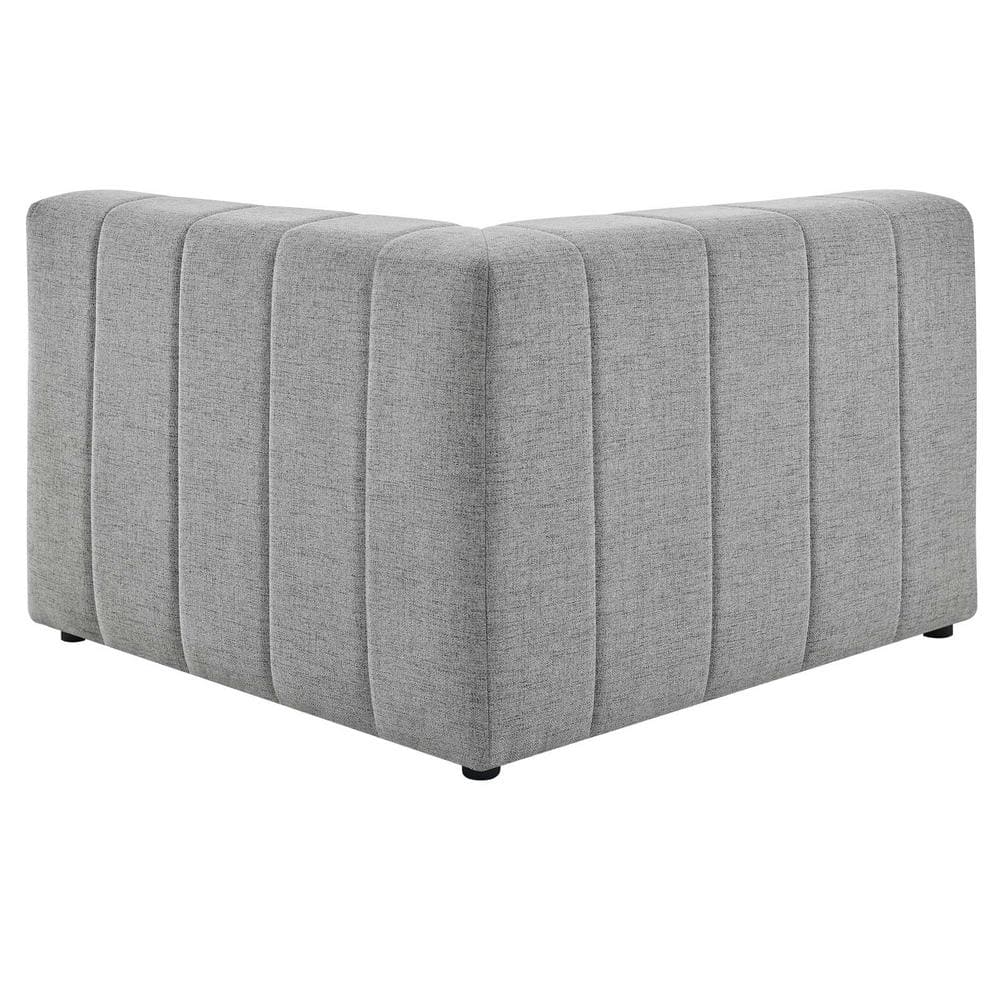 Bartlett 42" Light Gray Soft Fabric Right-Arm Lounge Chair