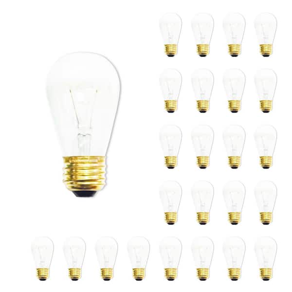 Bulbrite 11-Watt Equivalent DIA with Medium Screw Base E26 in Black Finish Dimmable 2200K Halogen Light Bulb 25-Pack