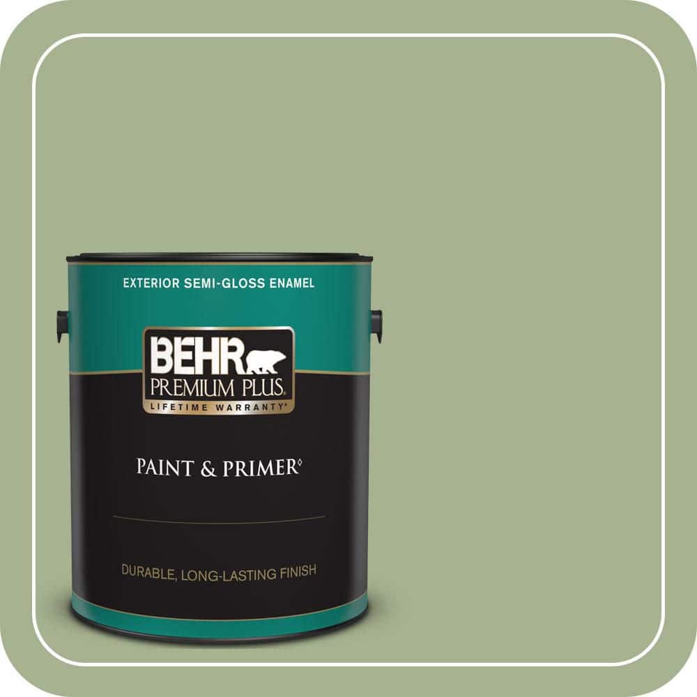 1 gal. #PPU11-06 Willow Grove Semi-Gloss Enamel Exterior Paint & Primer price history on PriceWatchPro