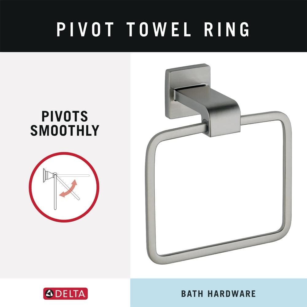 Stainless Steel Modern Wall Mounted Towel Ring