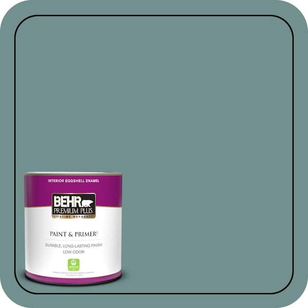 BEHR PREMIUM PLUS 1 qt. #PPU12-03 Dragonfly Eggshell Enamel Low Odor Interior Paint & Primer