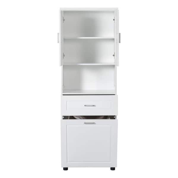 EPOWP 24.72 in. W x 16.29 in. D x 69.92 in. H White MDF
