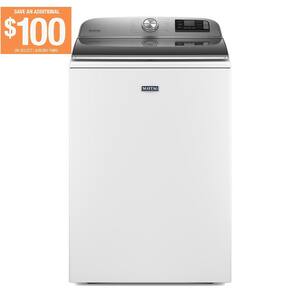 5.3 cu. ft. Smart Capable White Top Load Washing Machine with Extra Power Button, ENERGY STAR