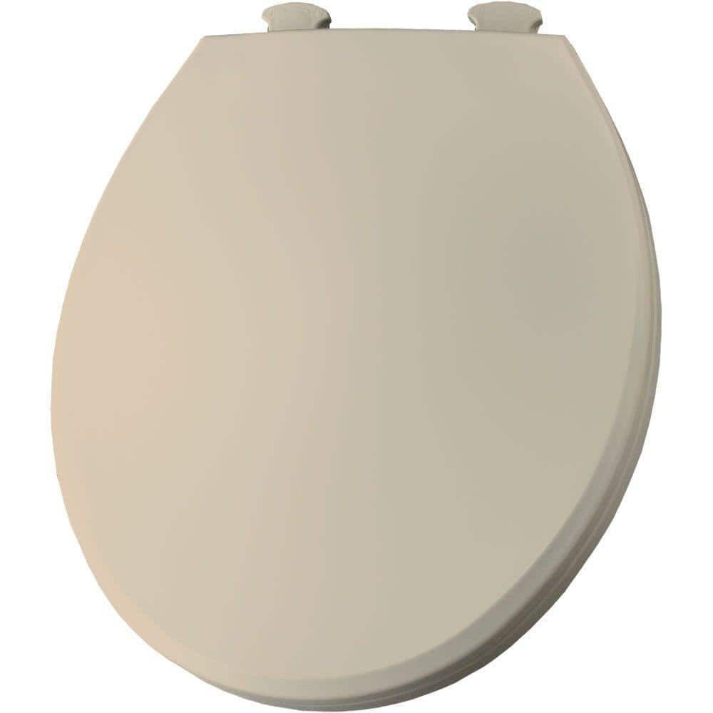 BEMIS Round Closed Front Toilet Seat in Fawn Beige 800L 068 The Home