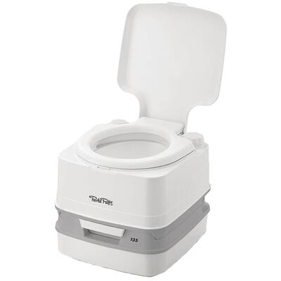 Porta Potti 135, 2.6 Gal. Portable RV Toilet - White