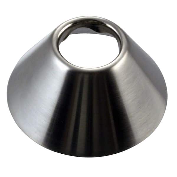 Westbrass Elizabethan Classics 1/2 in. Solid Brass IPS Bell Flange in Satin Nickel