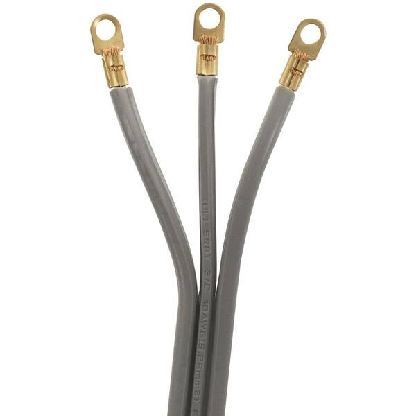 Details about   Clothes Dryer Power Cord 3 Prong Wire 30 Amp 10' Foot 10/3 Gauge Wire Heavy Duty 