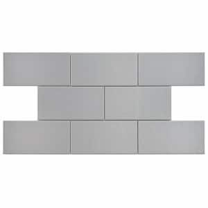 Alloy Subway Stainless Steel 6 in. x 6 in. Metal Wall Take Home Tile Sample