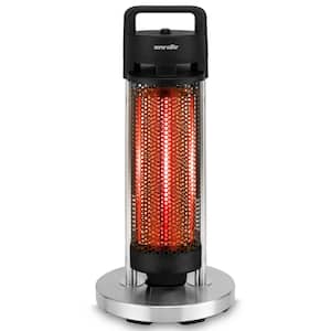 900- Watt Stainless Steel Portable Indoor/Outdoor Electric Heater with 360 ° Tip-over Safety Switch